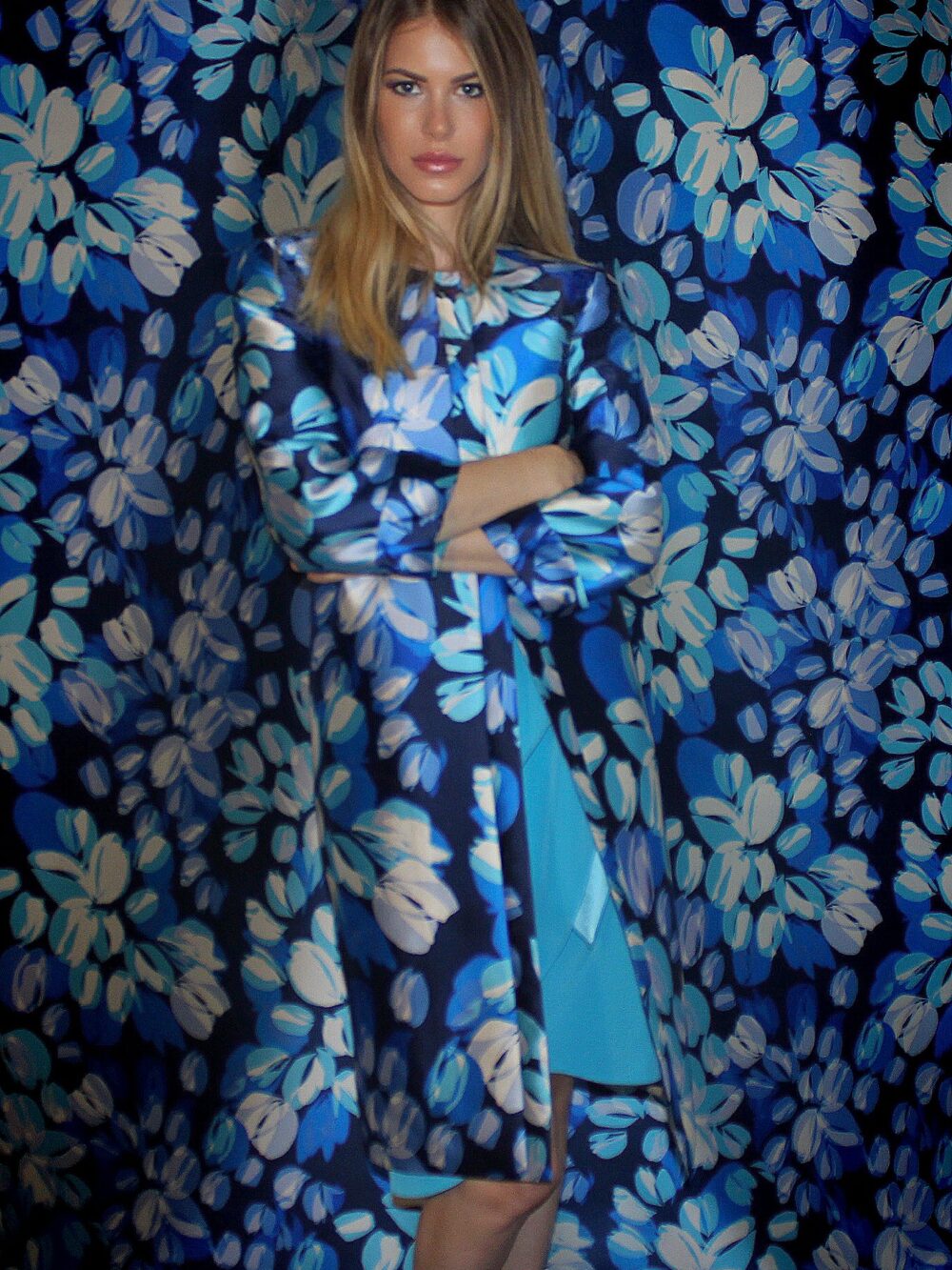 E23-Tailleur Robe TANYA Fez Azur + Manteau MONTANA PATNA Azur7